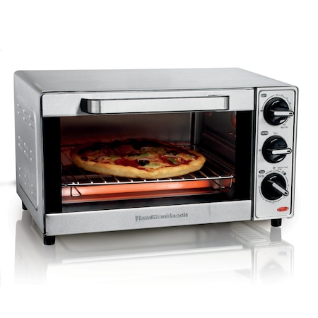Hamilton Beach Stainless Steel Silver Toaster Oven 8.7 in. H X 11.5 in. W X 15 in. D 31401